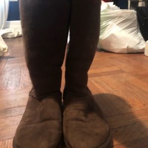 Tall chocolate uggs